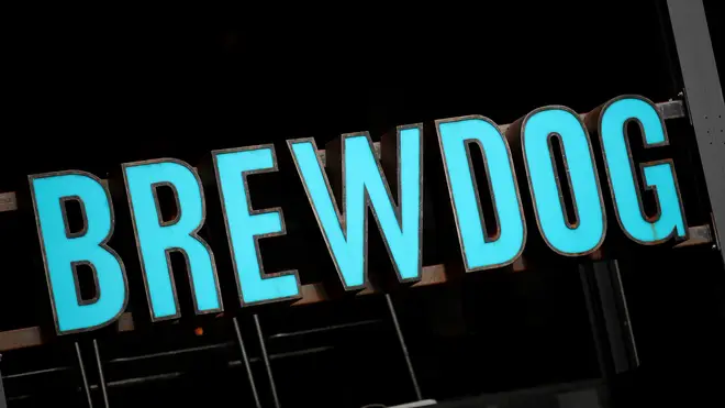 A BrewDog bar sign