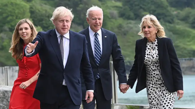 Boris Johnson has met US President Joe Biden ahead of the G7 summit