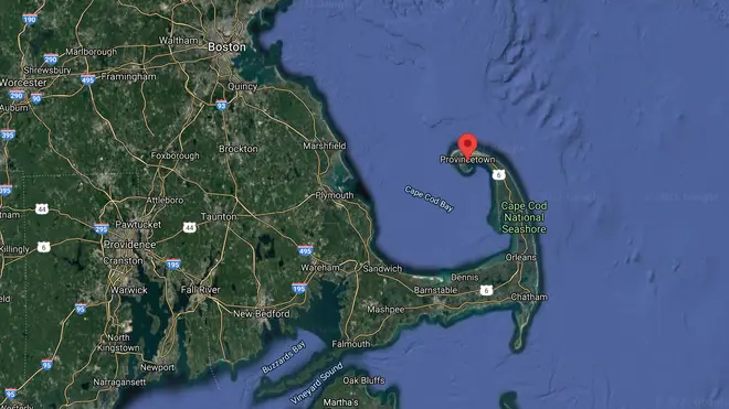 The terrifying incident occurred off the coast of Provincetown on Cape Cod
