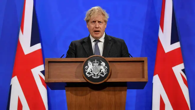 Boris Johnson will lead Monday's Downing Street press conference as he addresses the nation on the next step of lockdown easing..