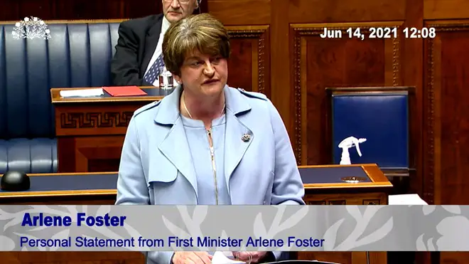 Arlene Foster has formally resigned as Northern Ireland's first minister