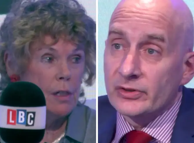 Brexiteer Kate Hoey sparked the row during an LBC debate