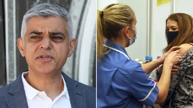Sadiq Khan has called for more jabs to vaccinate young Londoners