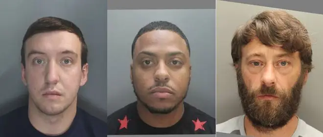 The three men were jailed on Tuesday