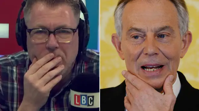 Ian Collins and his caller shuddered at the thought of President Blair