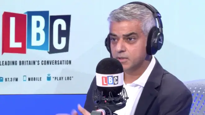 Sadiq Khan spoke to LBC from Paris, France on Tuesday afternoon