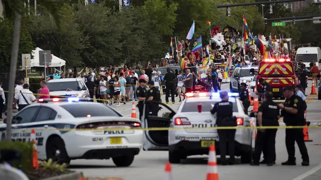 One person has died after a truck drove into a Pride parade in Florida