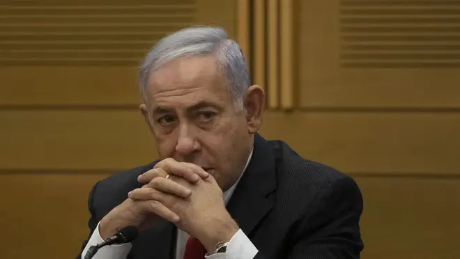 Former Israeli Prime Minister Benjamin Netanyahu (Maya Alleruzzo/AP)