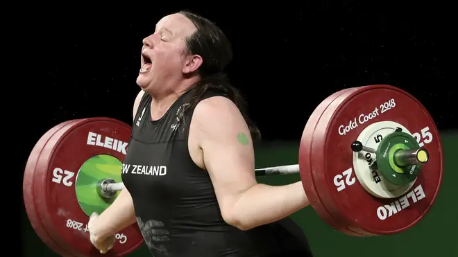 The weightlifter injured her arm in 2018's Commonwealth Games.