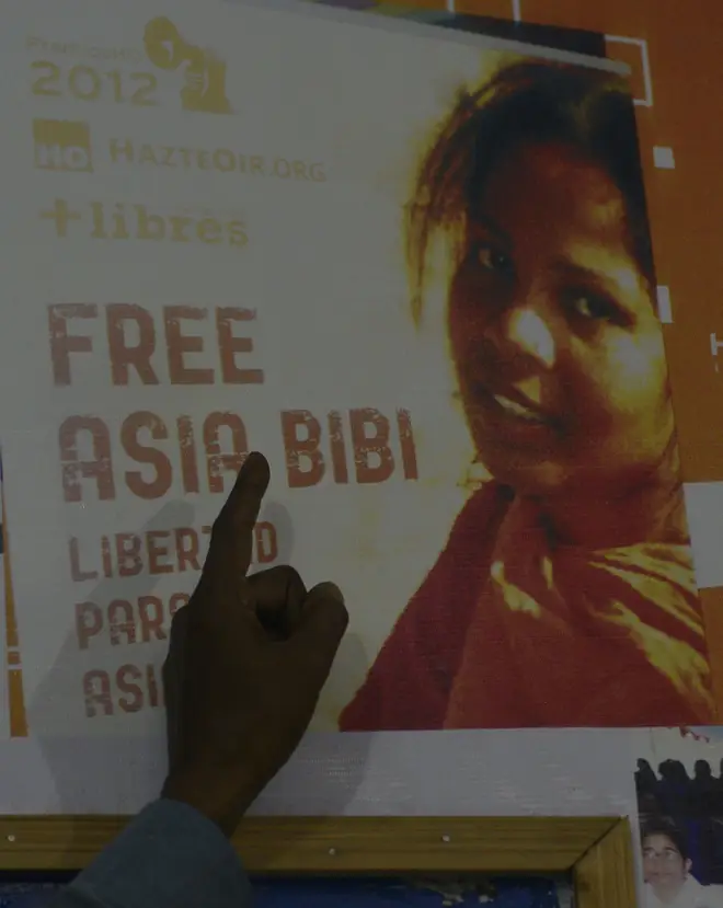 Asia Bibi was sentenced to death for blasphemy in Pakistan