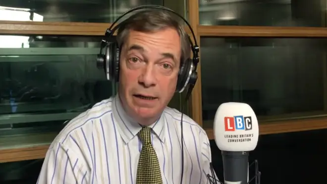 Nigel Farage gave his response live from the EU Parliament in Strasbourg