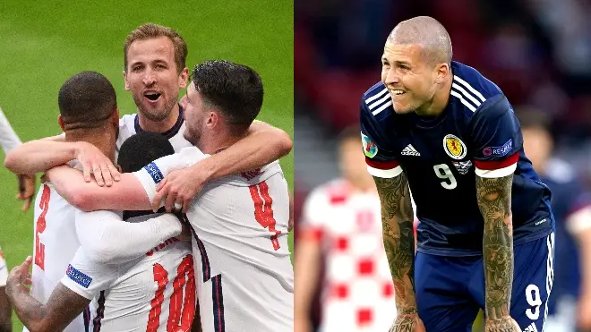 England progressed to the next round of the Euros while Scotland were knocked out