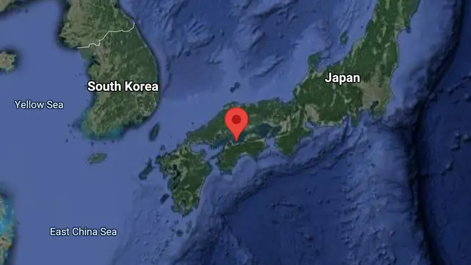 The man was attacked in the Seto Inland Sea of the Japanese archipelago