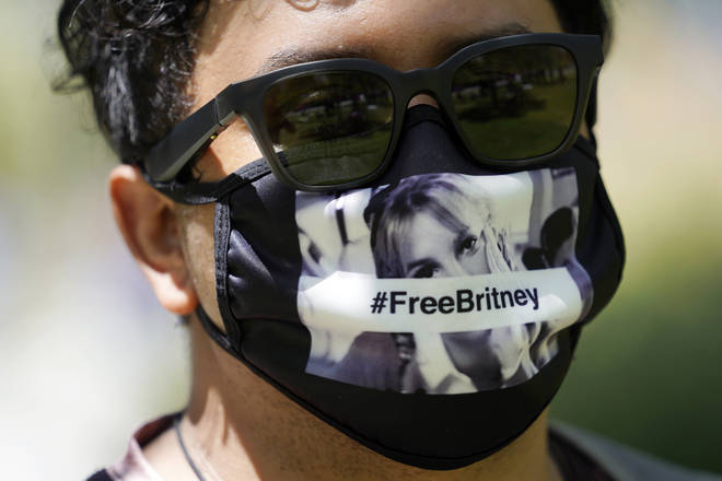 Supporters of Britney Spears have been gathering outside the court where the hearing took place