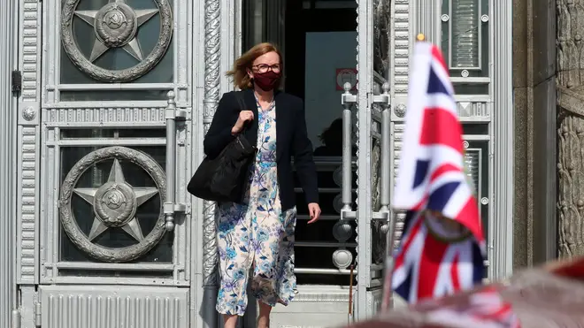 British ambassador Deborah Bronnert was summoned to the ministry of foreign affairs in Moscow after Russia accused the Type 45 destroyer of straying into its territorial waters