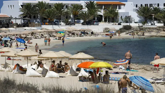 England's green travel list has been updated to include Ibiza, Majorca and Malta