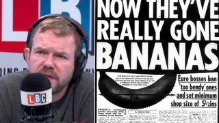 James O'Brien reads out the fake news on the EU