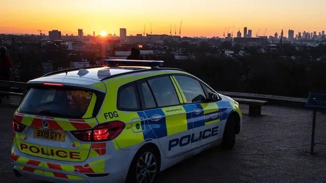 A police officer has suffered burns during an incident in south London