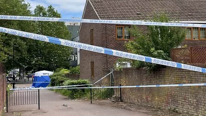 The man, 19 was stabbed to death in Miall Walk in Sydenham