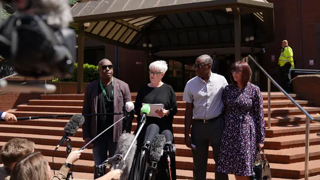 Dalian Atkinson's family read out impact statements in court