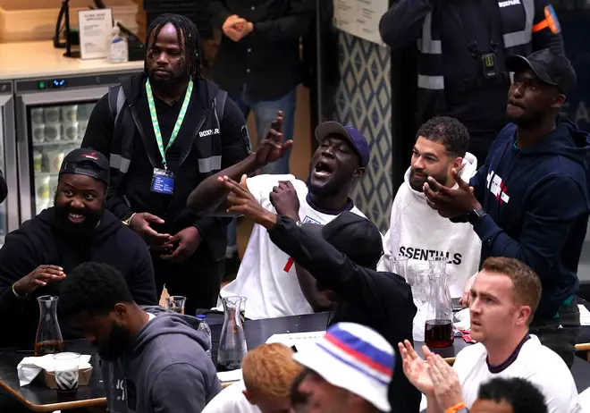 Stormzy was among those gathered in Boxpark, Croydon