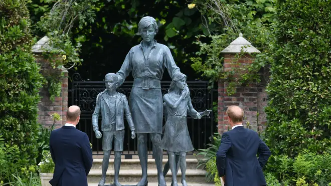 The statue of Diana was unveiled on what would have been her 60th birthday