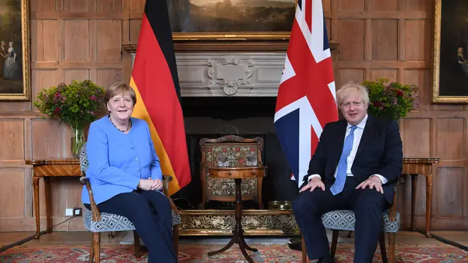 This is Angela Merkel's final trip to the UK before she steps down in her role as Chancellor.