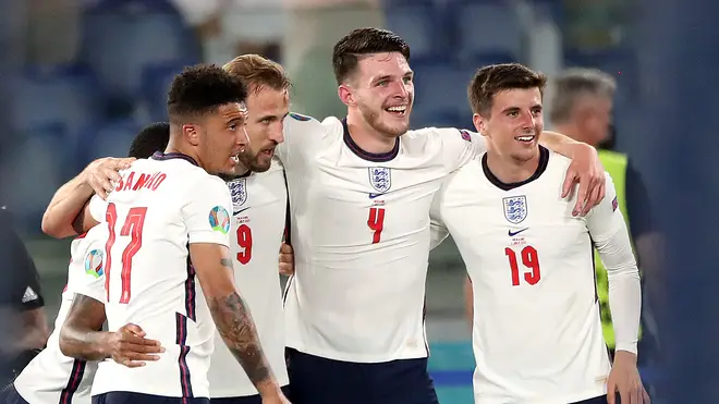 England thrash Ukraine to set up a semi-final clash with Denmark