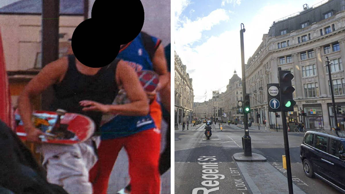 Police ask 'heroic' skaters who intervened in Oxford Street stabbing to come forward