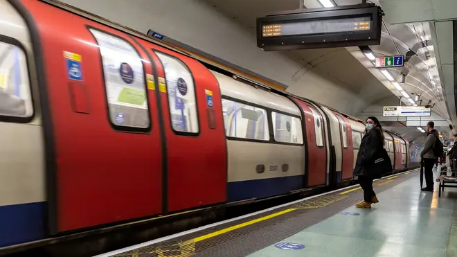 File photo of a London Underground station
