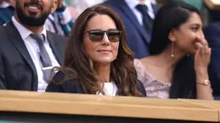 The Duchess is self-isolating. She was pictured at Wimbledon last week