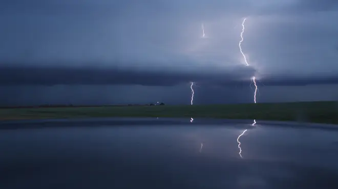 Two sisters have been killed in Norway in a lightning strike (file picture)