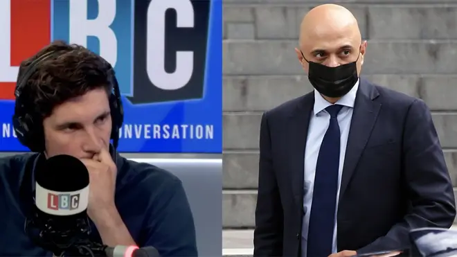Sajid Javid told LBC he will keep wearing a mask as it is "responsible" to do so