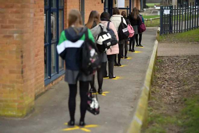 Pupils will no longer be in bubbles in England.