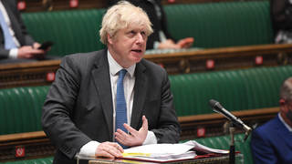Boris Johnson will face MPs in the House of Commons later today