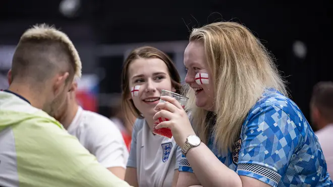 Build-up to the England vs Denmark game is already under way for many fans