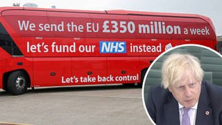 Boris Johnson claimed the figure on the side of the Brexit bus could now be much higher