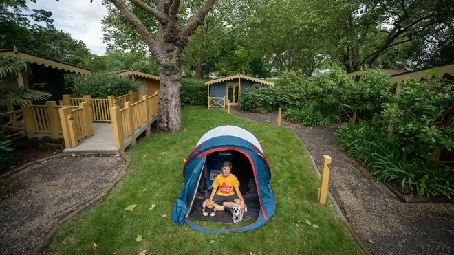 Max Woosey spent Monday night at ZSL London Zoo before moving on to the Downing Street garden