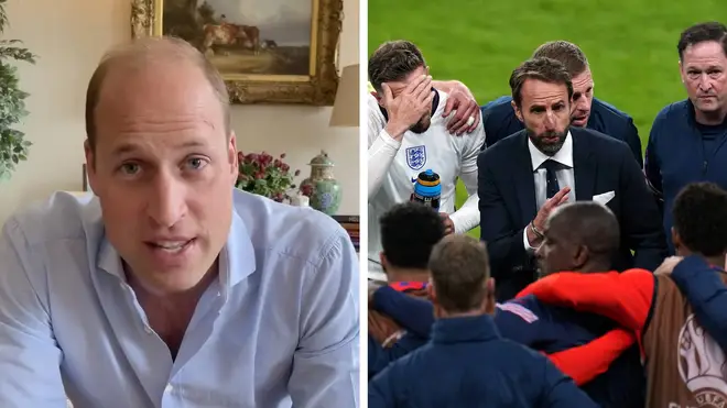 Prince William has said he "can't believe this is happening" as England gears up for tonight's final