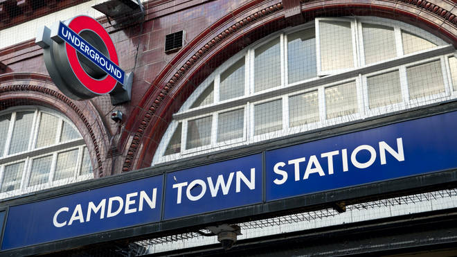 The police officer was assaulted at Camden Town station on Sunday