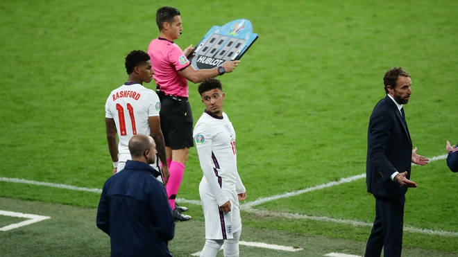 Jadon Sancho has spoken out after being targeted with racist abuse