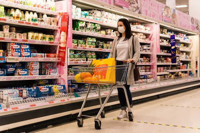 Sainsbury's have said they will have new signs and tannoy messages encouraging people to wear masks.
