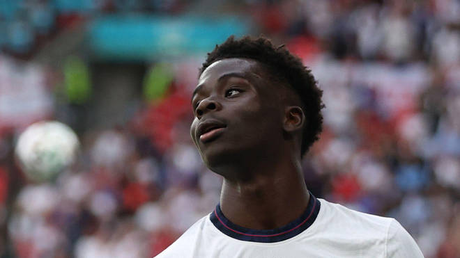 Saka faced racist abuse online following the Euro 2020 final.