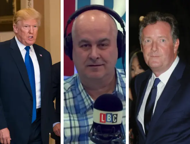 Donald Trump, Iain Dale, Piers Morgan