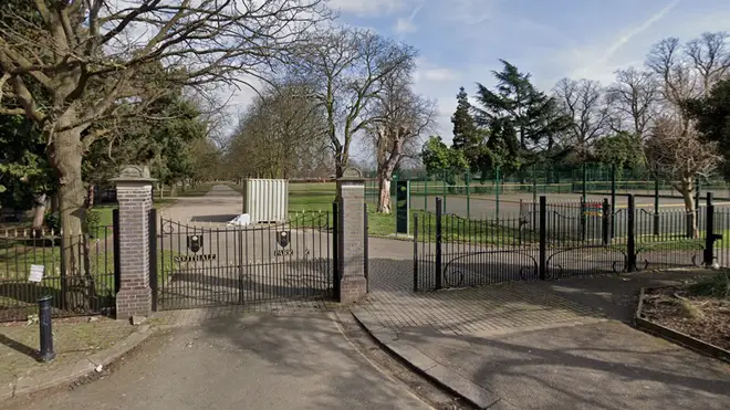 A woman's body was found in Southall Park in the early hours of Saturday morning