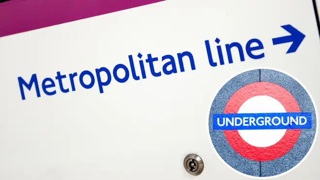 The Metropolitan Line has been suspended after too many staff were pinged by the app