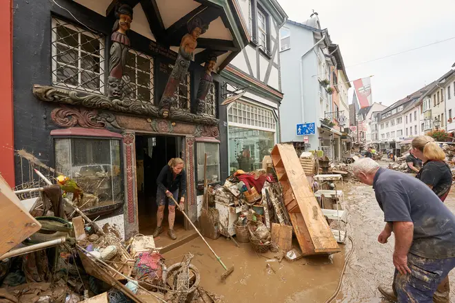 Affected regions are having to rebuild after the floods