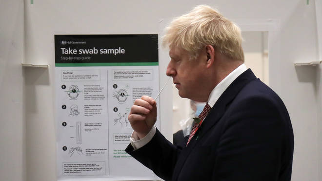 To avoid isolating, Boris Johnson will test himself with a lateral flow every morning for a week as part of the Covid daily contact testing pilot scheme.