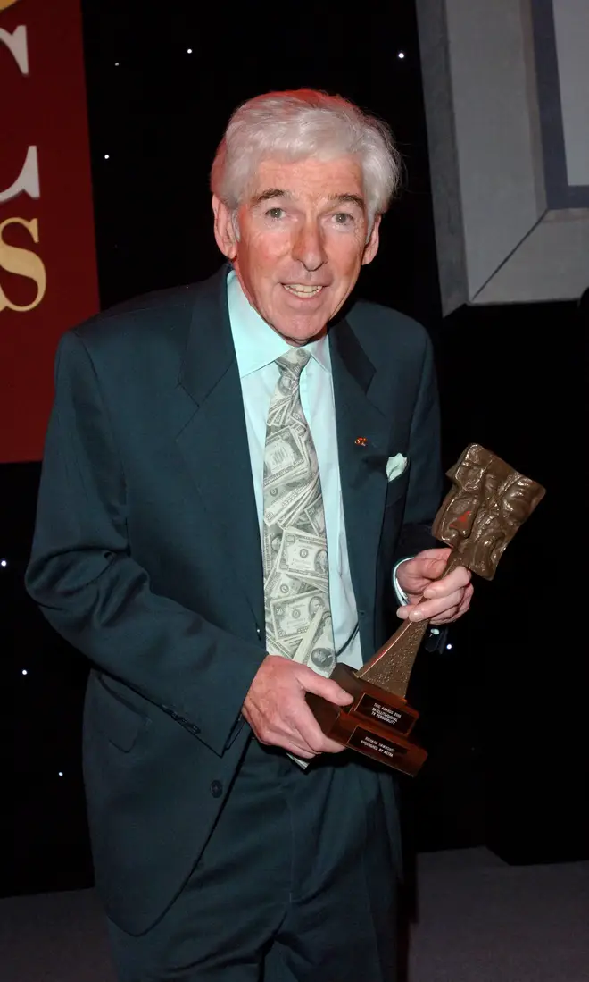 Tom O'Connor during the Television and Radio Industries Club (TRIC) Awards, at Grosvenor House in 2006.