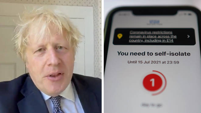 Boris Johnson has conceded that he considered dodging self-isolating.